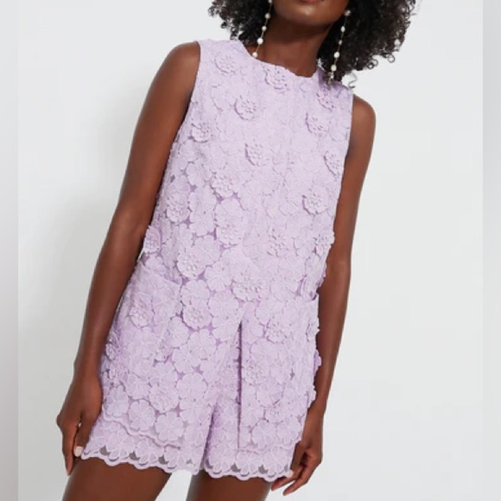 NWT Tuckernuck Lilac Floral Delphine Sleeveless Top | XL